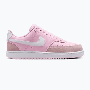 Buty damskie Nike Court Vision Low Suede pink foam/white