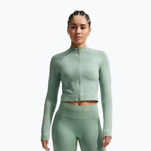 Bluza treningowa damska Nike Pro Seamless Full Zip Top steam