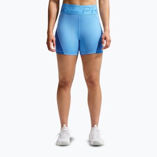Spodenki damskie Nike Pro Sculpt High Waisted 5" Biker university blue/light photo blue/white