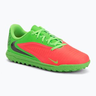Buty piłkarskie dziecięce Nike Jr. Phantom 6 Club Erling Haaland TF hot punch/green strike/black