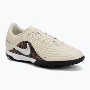 Buty piłkarskie męskie Nike United Tiempo Maestro Academy TF fossil/burgundy crush/metallic silver