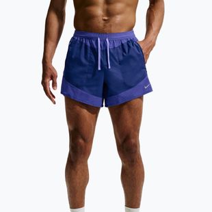 Spodenki do biegania męskie Nike Stride Dri-Fit Brief-Lined 5" deep royal blue/lapis