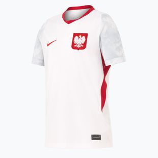 Koszulka reprezentacji Polski dziecięca domowa Nike Dri-Fit 2026 white/field silver