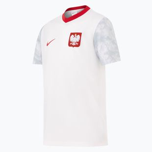 Koszulka reprezentacji Polski dziecięca domowa Nike Dri-Fit 2026 white/field silver