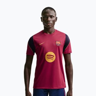 Koszulka piłkarska męska Nike FC Barcelona Strike Soccer Dri-Fit noble red/blackened blue/mineral yellow