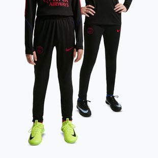 Spodnie piłkarskie dziecięce Nike Paris Saint-Germain Strike Dri-Fit black/global red/global red