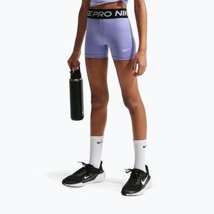 Spodenki dziecięce Nike Pro light thistle/white