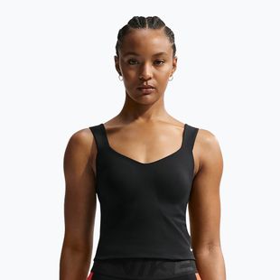 Koszulka treningowa damska Nike Pro Sculpt Medium Support Padded Tank black/white