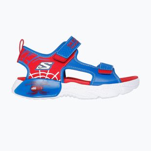 Sandały dziecięce SKECHERS Creature Splash blue/red