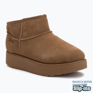 Buty damskie SKECHERS Keep Cozy chestnut