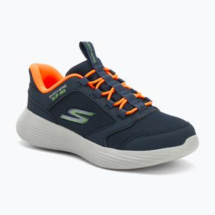 Buty dziecięce SKECHERS Go Run 400 V2 Turbo-Brisk navy/orange