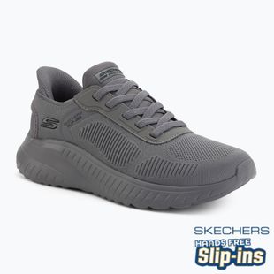 Buty męskie SKECHERS Bobs Squad Chaos Solid Step gray