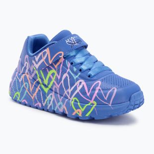 Buty dziecięce SKECHERS Uno Lite Love Levitate blue/multi