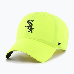 Czapka z daszkiem 47 Brand MLB Chicago White Sox Brrr CLEAN UP neon yellow