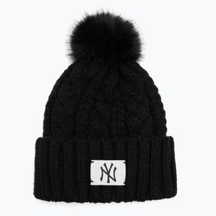 Czapka zimowa damska New Era Cable Wide New York Yankees black