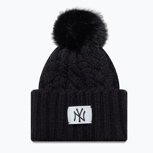 Czapka zimowa damska New Era Cable Wide New York Yankees black