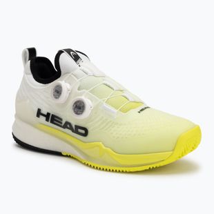 Buty do tenisa męskie HEAD Endure Pro BOA Clay white/yellow