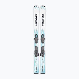 Narty zjazdowe dziecięce HEAD Supershape JRS + wiązania Jrs 7.5 GW CA white/blue