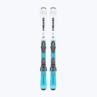 Narty zjazdowe dziecięce HEAD Supershape Team Easy JRS + wiązania Jrs 4.5 GW CA blue/white