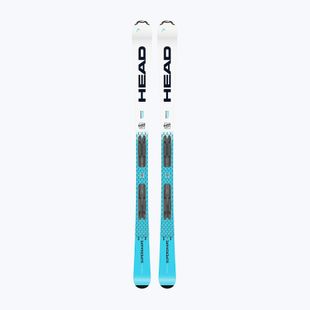 Narty zjazdowe dziecięce HEAD Supershape Team Easy JRS + wiązania Jrs 7.5 GW CA blue/white