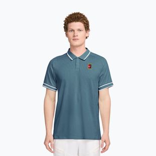 Koszulka tenisowa męska Nike Court Heritage Polo smokey blue/smokey blue
