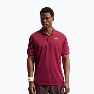 Koszulka tenisowa męska Nike Court Dri-Fit Polo Solid team red/white