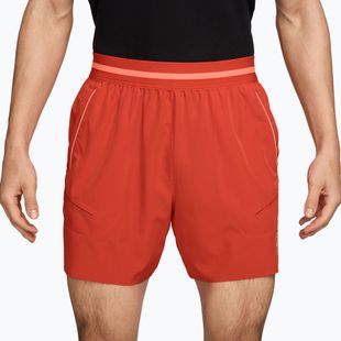 Spodenki tenisowe męskie Nike Court Dri-Fit Advantage 6" picante red/atomic pink/atomic pink