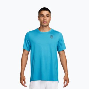 Koszulka męska Nike Court Dri-Fit Advantage baltic blue/black