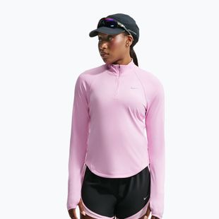 Bluza do biegania damska Nike Tempo Dri-Fit 1/4 Zip pink rise