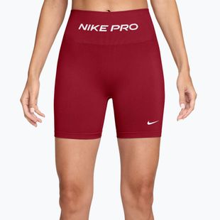 Spodenki treningowe damskie Nike Pro Seamless tough red/white