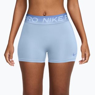 Spodenki treningowe damskie Nike Pro hydrogen blue/aluminum