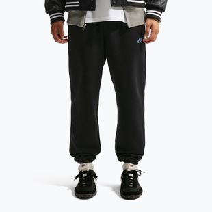 Spodnie męskie Nike Club Cuffed Brushed black/black/football blue