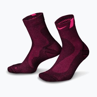 Skarpety Nike Run Lightweight Micro Crew black/hyper pink/hyper pink