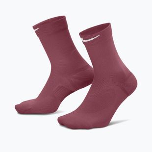 Skarpety Nike Run Midweight Crew pink smoke/pink rise/white