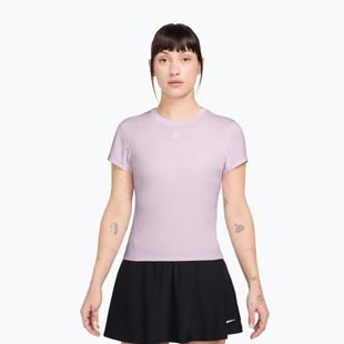 Koszulka tenisowa damska Nike Court Dri-Fit Advantage bleached lilac/white