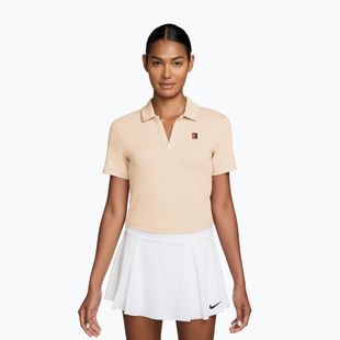 Koszulka damska Nike Court Heritage Cropped Polo chalk