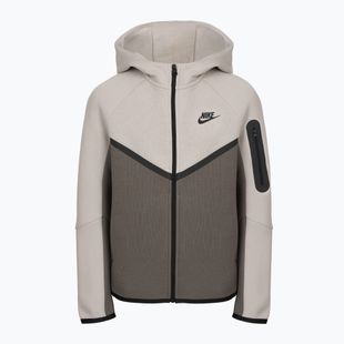 Bluza dziecięca Nike Sportswear Tech Fleece moon particle/cave stone/black/black