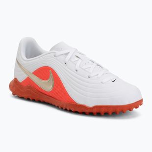 Buty piłkarskie dziecięce Nike Jr. Tiempo Maestro Club White/Bright Crimson/Blur