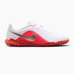 Buty piłkarskie dziecięce Nike Jr. Tiempo Maestro Club White/Bright Crimson/Blur