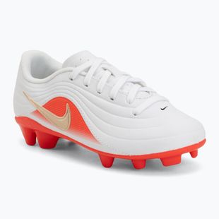 Buty piłkarskie dziecięce Nike Jr. Tiempo Maestro Club White/Bright Crimson/Blur