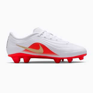 Buty piłkarskie dziecięce Nike Jr. Tiempo Maestro Club White/Bright Crimson/Blur