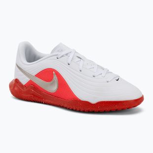 Buty piłkarskie dziecięce Nike Jr. Tiempo Maestro Club white/bright crimson/blur