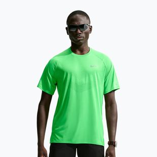 Koszulka do biegania męska Nike Stride green spark