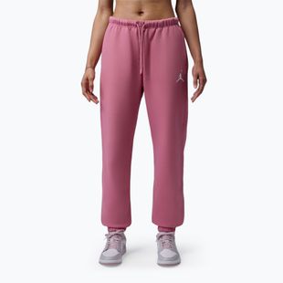Spodnie damskie Jordan Fleece desert berry/white