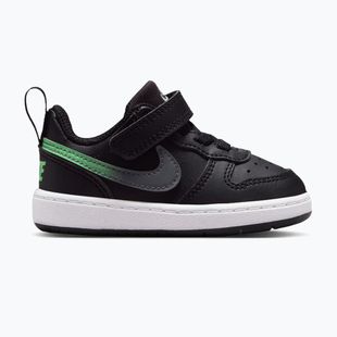 Buty dziecięce Nike Court Borough Low black/smoke grey/white/illusion green