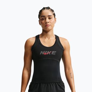 Koszulka treningowa damska Nike One black/black/university red/white