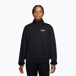 Bluza treningowa damska Nike Studio Fleece Sport black/university red/white