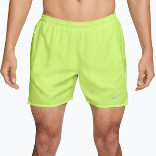 Spodenki męskie Nike Miler Dri-Fit Brief Lined 5" light lemon twist