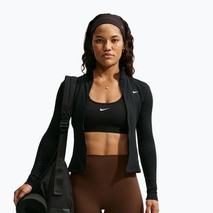 Legginsy damskie Nike One High Waisted Flared cacao wow/white