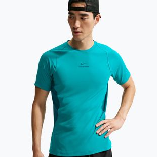 Koszulka treningowa męska Nike Pro Training Dri-Fit energy/bright spruce/bright spruce